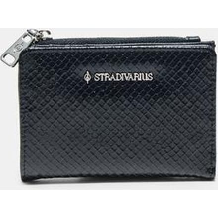 Stradivarius Portemonnee met slangenprint  Zwart OS