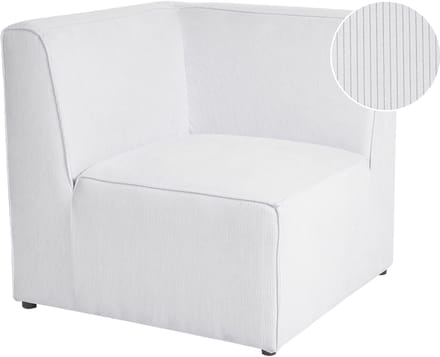 LEMVIG - Hoekmodule - Gebroken wit - Corduroy