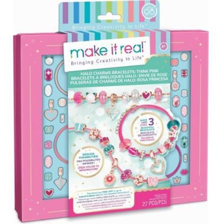 Make It Real Halo Charms Bracelets Think Pink Knutselen