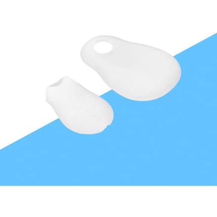 2pcs Silicone toe separators straighteners Thumb Valgus Bunion Corrector Cushion white
