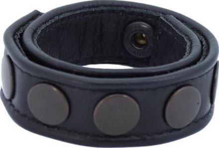 Cockstrap 8 bronze snapstuds xxl