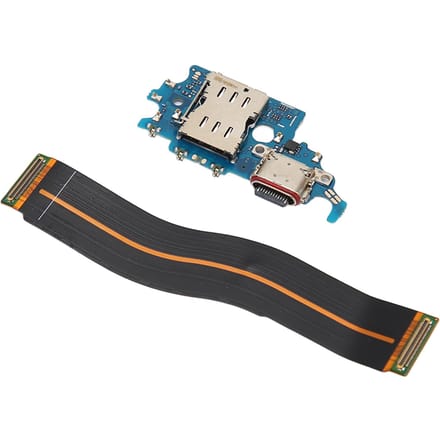 USB Oplaadpoort Flexkabel Vervanging Oplaaddock Bord Flexkabel Connector voor Galaxy S21 gray