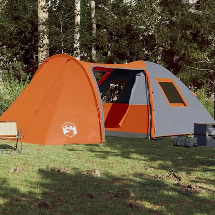 vidaXL - Koepeltent - 6-persoons - waterdicht - oranje