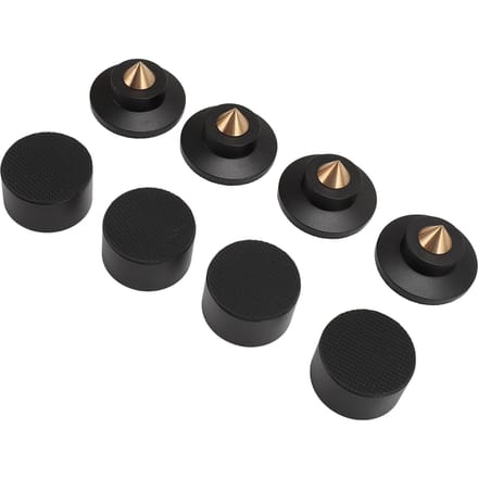 4 Stuks Luidspreker Isolatie Voetjes Pad Aluminiumlegering Schokdemper Luidspreker Spike Pad voor Subwoofer