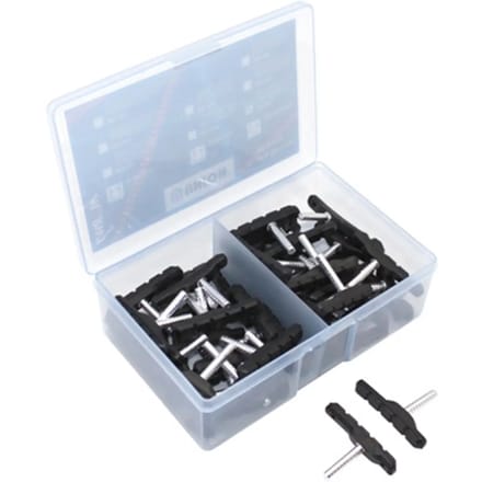 Set van 25 paar remschoenhouders voor mountainbikes Newton 72 mm