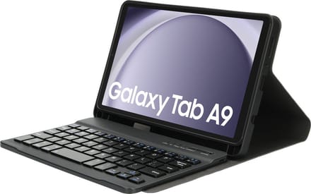 Mobiparts - Blauwtooth Keyboard Case Samsung Galaxy Tab A9/A11 - Zwart