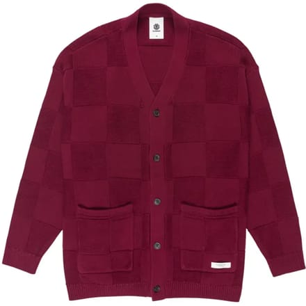 Geruite cardigan Element