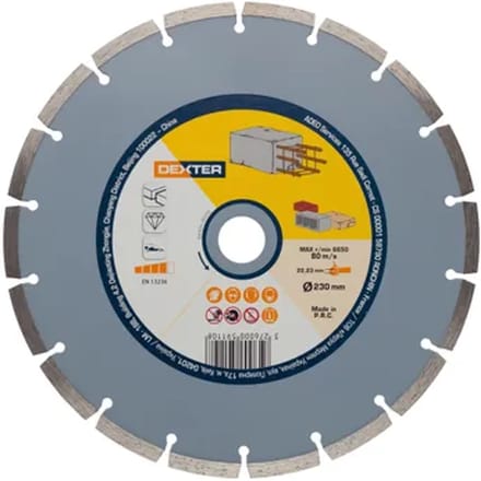 Dexter Diamantschijf Voor Beton ⌀230mm