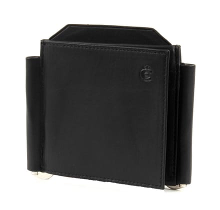 Esquire Logo Portemonnee V Leer 11 cm - Jongens - Horizontaal - schwarz