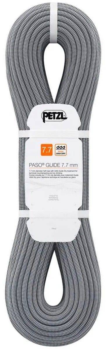 Petzl Paso Guide 7.7 Mm Touw Grijs 60 m