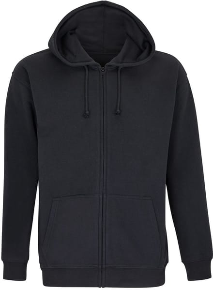 SOL'S Unisex Full-Zip Hoodie Carter L03812 - Black - M
