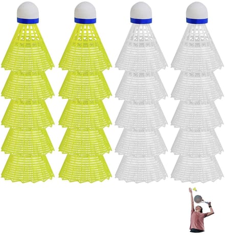 Allecto - Badmintonshuttles - Nylon shuttles - Duurzaam en stabiel