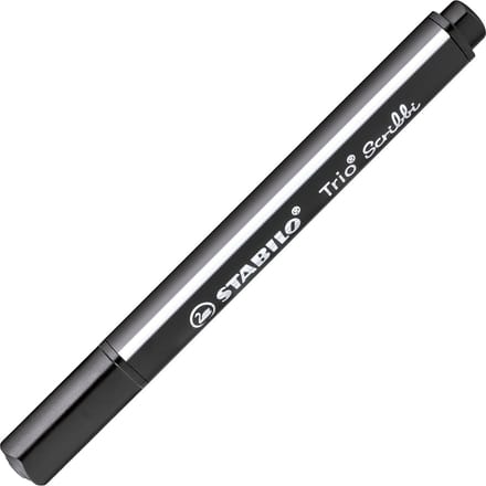 STABILO Trio Scribbi Viltstift Zwart - per stuk