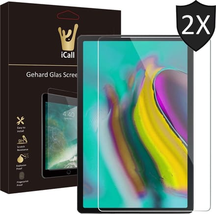 Screenprotector geschikt voor Samsung Tab S5e - Screen Protector Glas - 2 Stuks