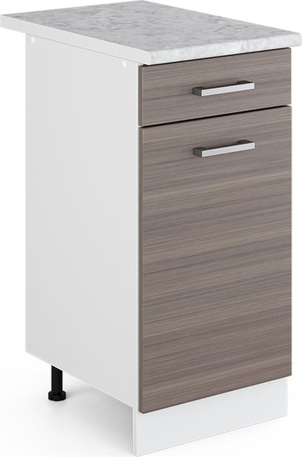 Vicco R-Line Keukenonderkast – 40 cm, WB Marmer Edel grijs