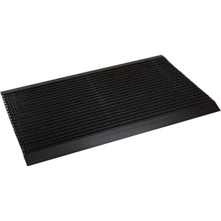 Hamat Outline deurmat buiten - Pure black - 50 x 80 cm