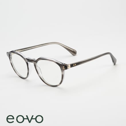 eovo Granit I Blauw Licht Filter Bril Zonder Sterkte Grijs – Heren - Mannen - Blue Light Glasses – Computerbril