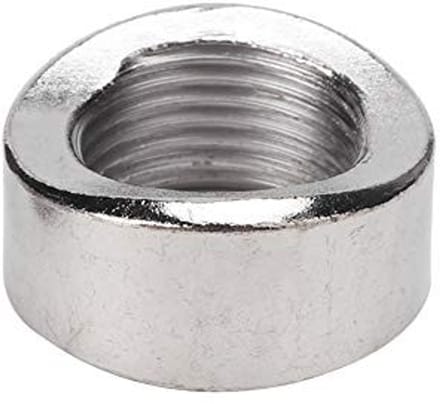 Dailygoods- Zuurstofsensor - Gekerfde Moer - 2 Stuks - M18 - Roestvrij Staal - Hoogwaardige Kwaliteit