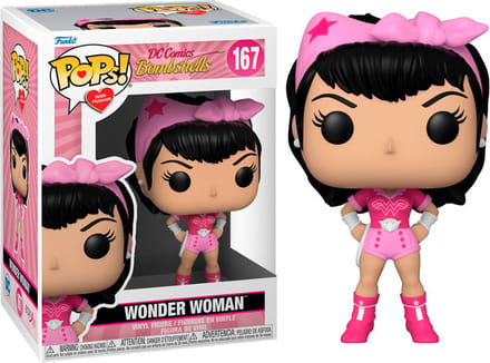 Pop de sensibilisation au cancer du sein Wonder Woman ! Vinyle
