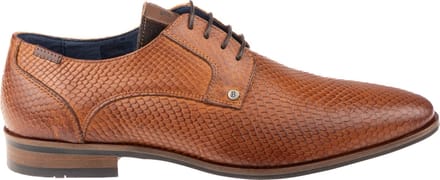 Berkelmans OULTON Cognac print - Wijdte G 1/2 maat 39