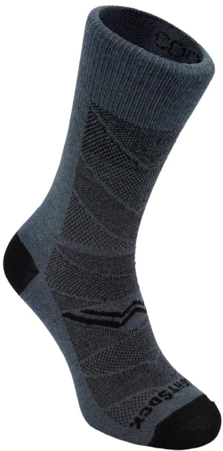 Wrightsock Coolmesh Crew - Donkergrijs - 34-37