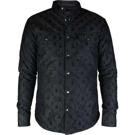 Philipp Plein LS Monogram overhemd Zwart