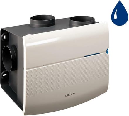 Orcon MVS-15RH met vochtsensor en randaarde stekker
