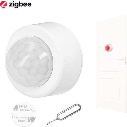ZigBee PIR Bewegingssensor Draadloos Menselijk Lichaam Infrarooddetector 120 graden Groothoekdetectie Ondersteuning 0 wit