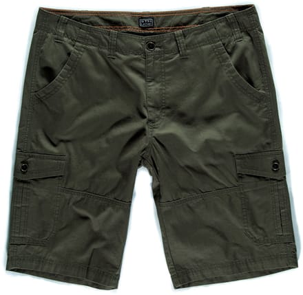 STHUGE - Heren - korte herencargobroek regular fit - Donkerolijf - Maat 58