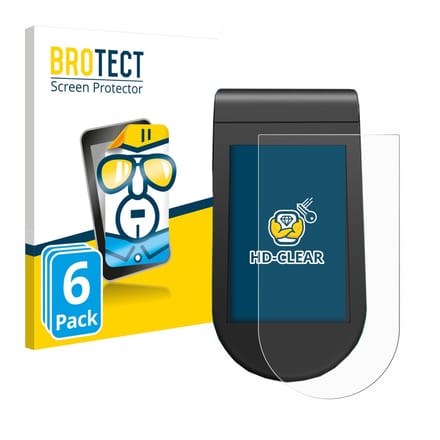 BROTECT - Screenprotector voor SoFlow SO4 Pro MAX - Folie Beschermfolie transparant 6 Stuks