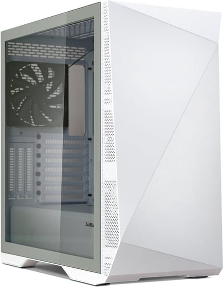 Zalman Z9 Iceberg ATX Mid Tower PC Case, White fan Midi Tower Wit