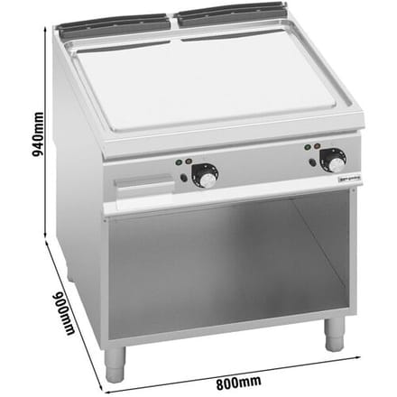 GGM Gastro Elektro Bratplatte - 13,7 kW - Glatt