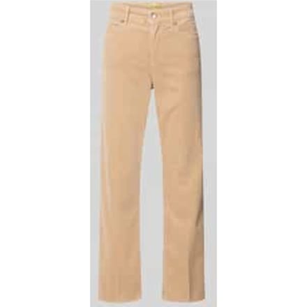 Corduroy broek in verkorte pasvorm, model 'FRANCESCA'