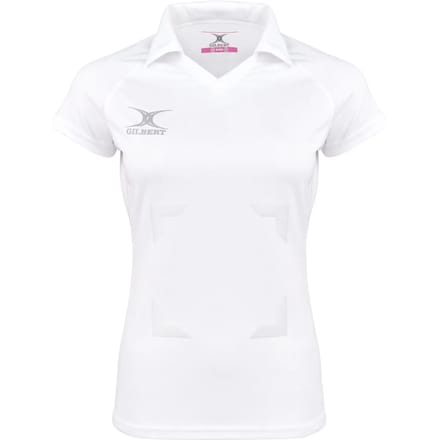 Gilbert Netball Eclipse Hook and Loop Shirt Wmn - W 6 - Wit