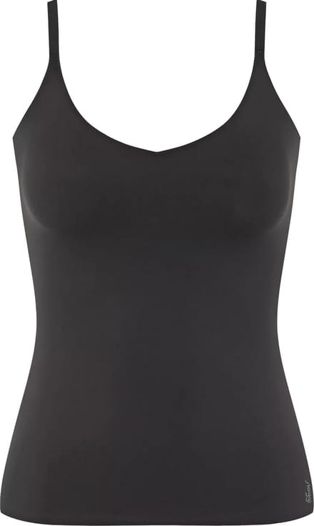 sloggi ZERO Feel 2.0 Spaghetti Top Dames Onderhemd - Zwart - Maat XXL