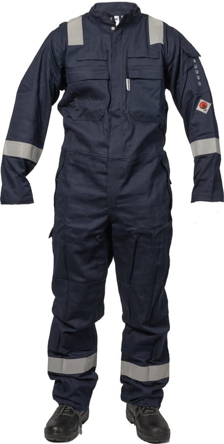 Vlam vertragende Antistatische Multinorm overall Striping 52