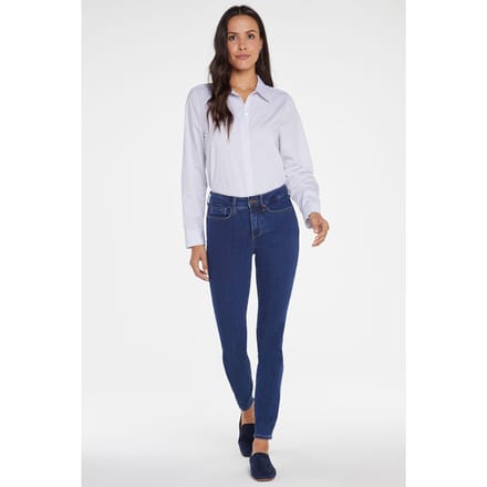 Ami Skinny Jeans Middenblauw Premium Denim (Lang)