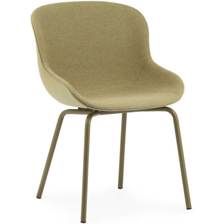 Normann Copenhagen Hyg Stoel volledig bekleed - olijf