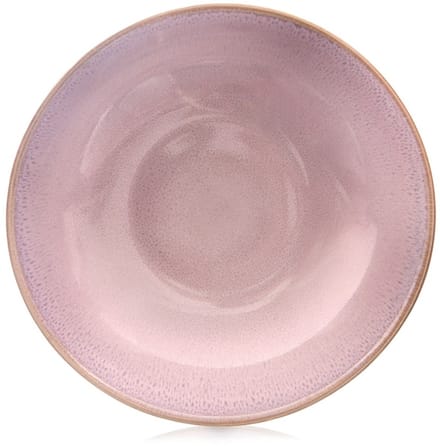 Diep Bord Keramiek Roze 21 cm - Soepbord - Diepe Borden - Pastabord