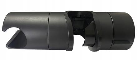 Kuchinox - Douchekophouder - Zwart - ABS - Compact