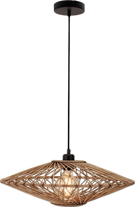 Chericoni Nature Capello Hanglamp - Ø50 cm - 1 lichts - E27 - Bamboe