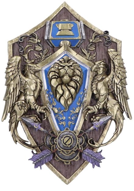 Nemesis Now - World of Warcraft Alliance Wall Plaque Height 30 cm