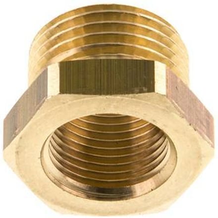 G 3/8'' x G 1/2'' F/M Messing Verloopring 16 Bar [5 Stuks]