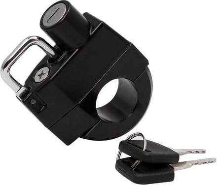 Beveiliging voor helm | Anti-diefstal | ZWART