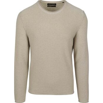 Sweaters Marc O'Polo Pullover Crewneck Cotton/Linen Gray Silk