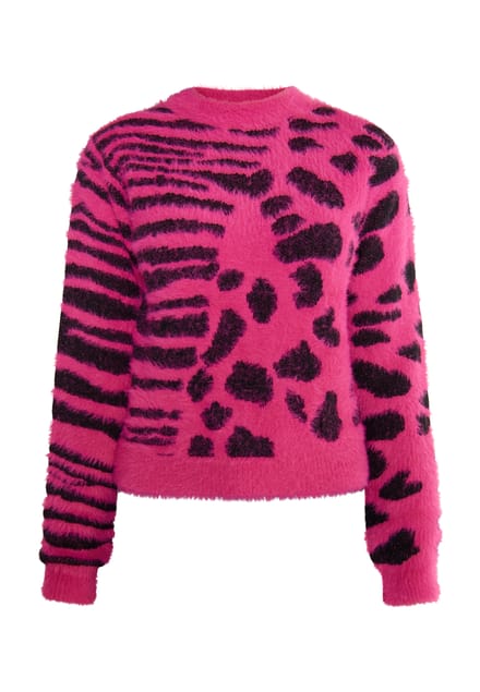 Mymo Gebreide trui Dames roze