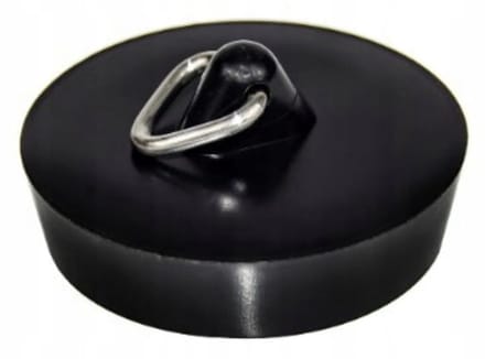 Tycner M300 Serie - Zwarte Sifonstop - 45mm - Kunststof en Metaal - Universeel