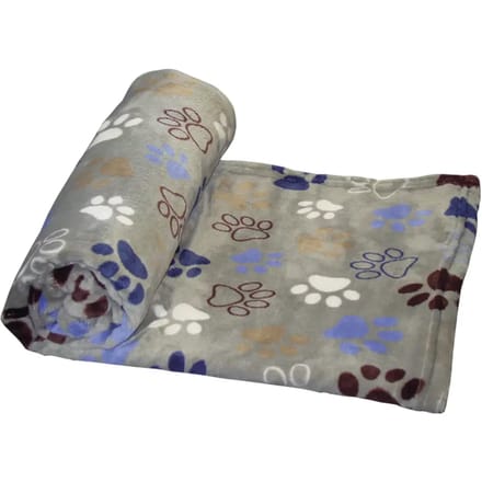 Nobby Fleece deken LISSI Classic, 100 x 150 cm, grijs