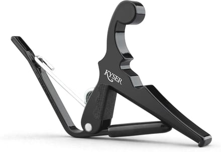 Snelle Verander Capo voor Ukeleles, Mandolines en Banjo's - Zwart