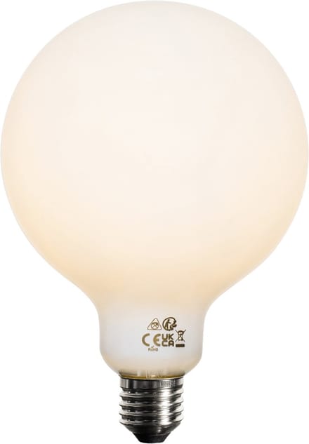 LUEDD Set van 5 E27 3-staps dimbaar LED lamp opaal G125 4W 450 lm 2700K